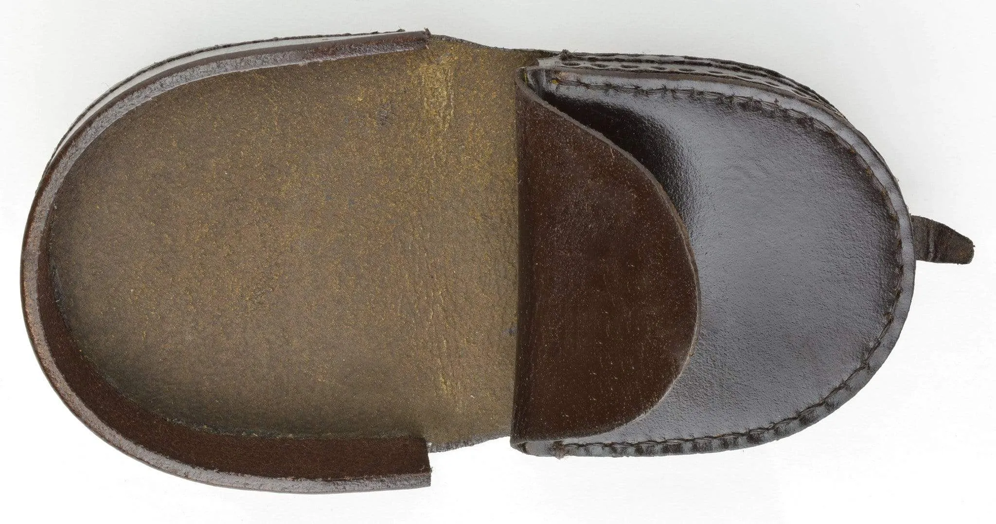 100% Leather Horse Shoe Style Change Purse 6223 (C)