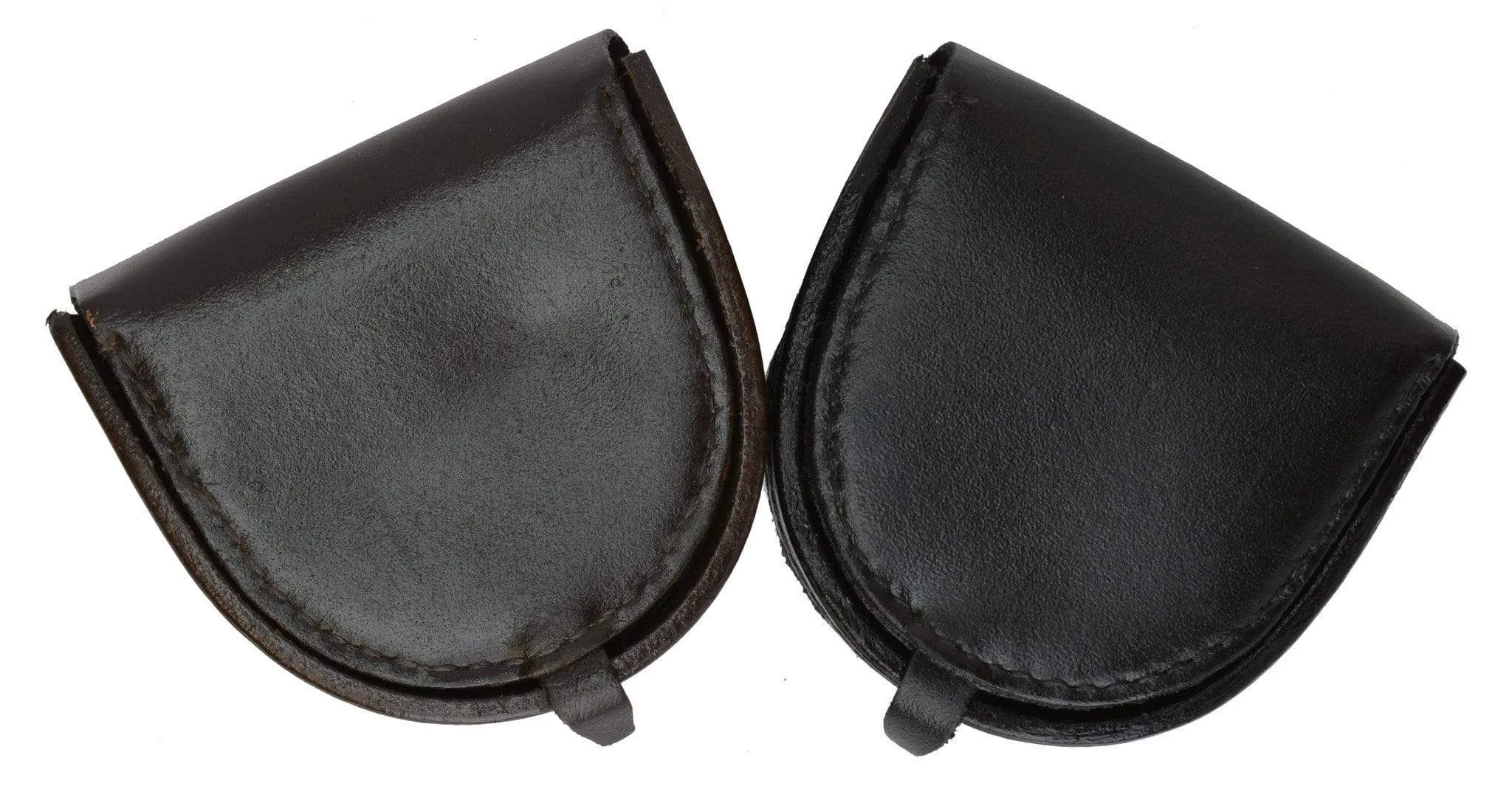 100% Leather Horse Shoe Style Change Purse 6223 (C)