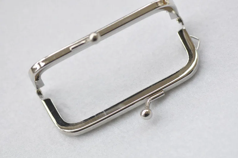 8.5/10.5/12.5/15.5cm (3"to 6") Retro Silver Purse Frame Sewing Purse Frame
