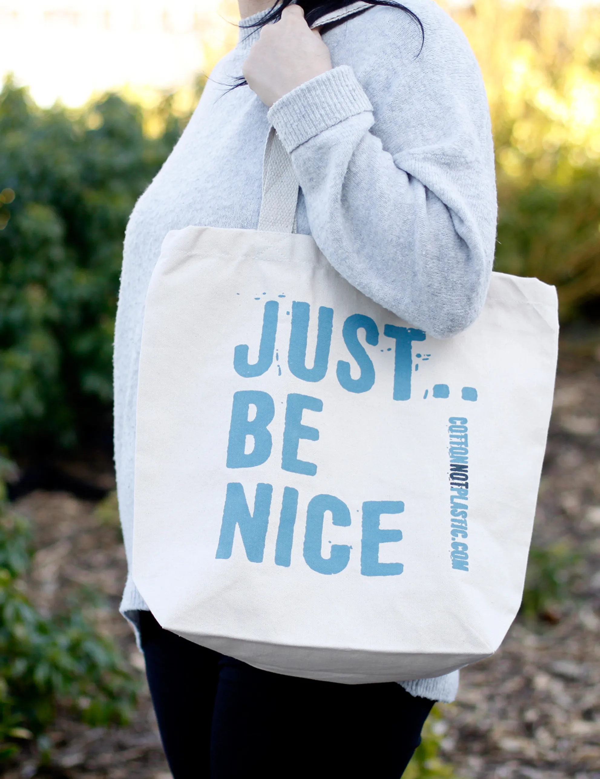 Eco Tote Bag Indkøbspose - Just be Nice