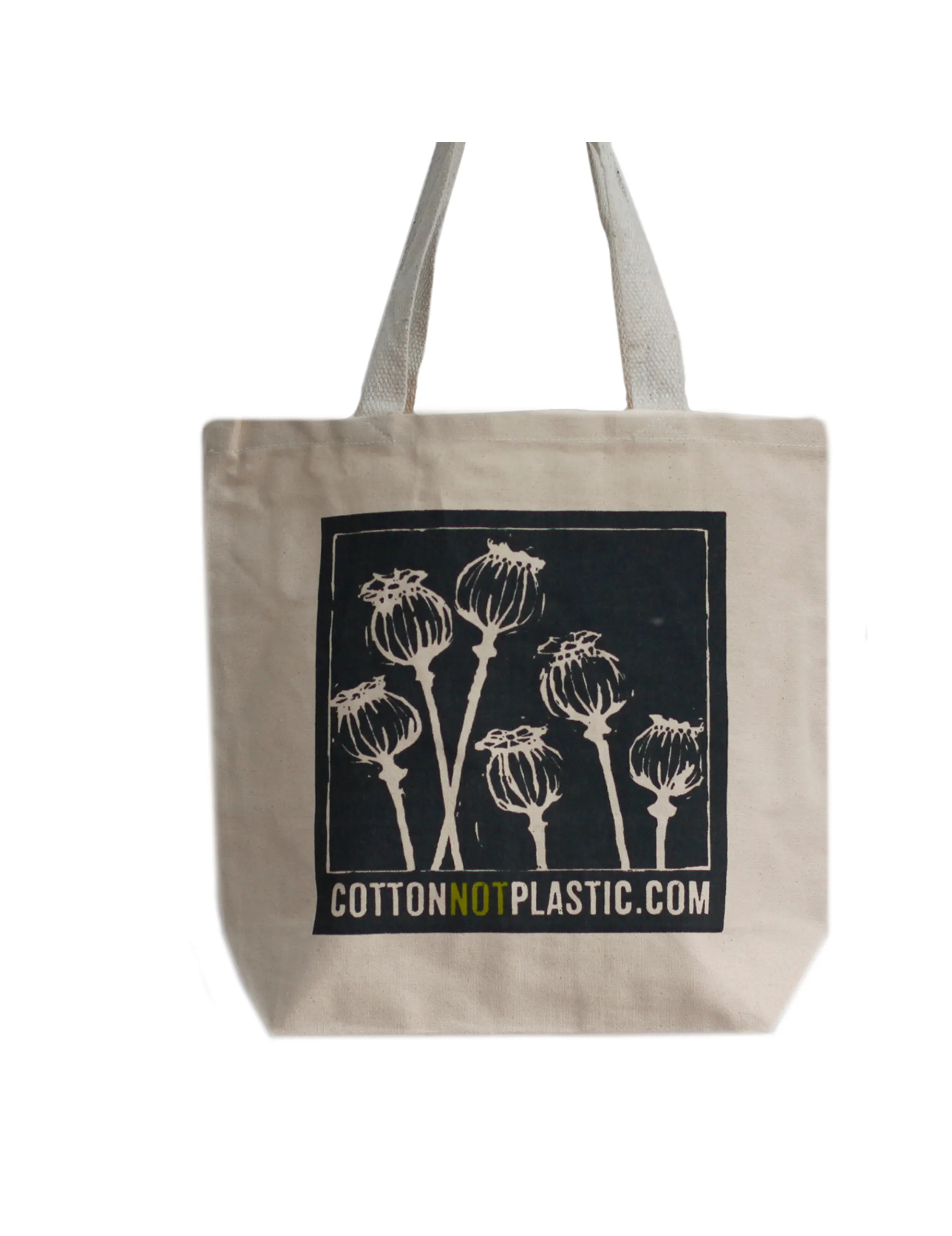 Eco Tote Bag Indkøbspose - Poppy Heads