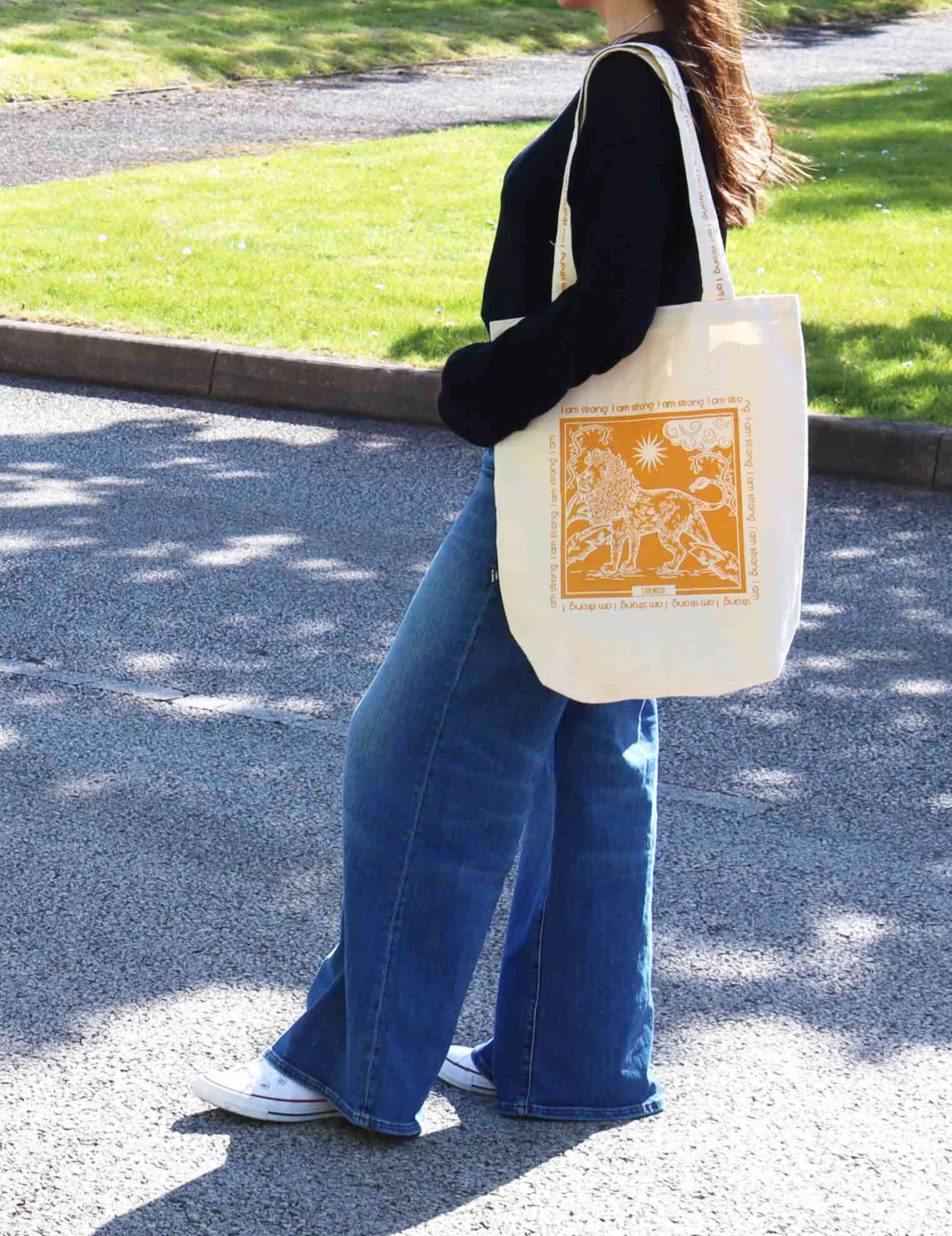 Hop Hare Tote Bag Indkøbspose - I Am Strong