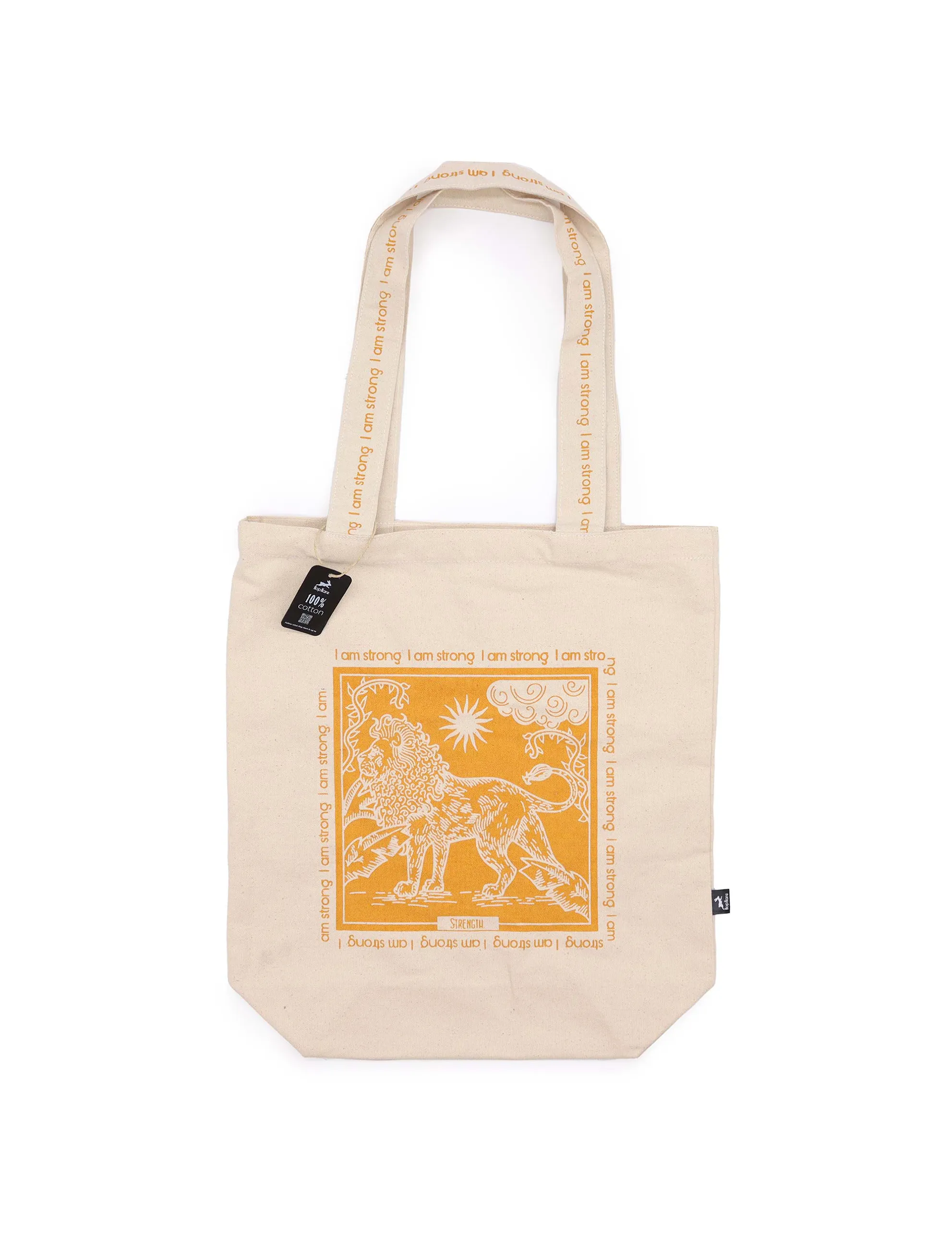 Hop Hare Tote Bag Indkøbspose - I Am Strong