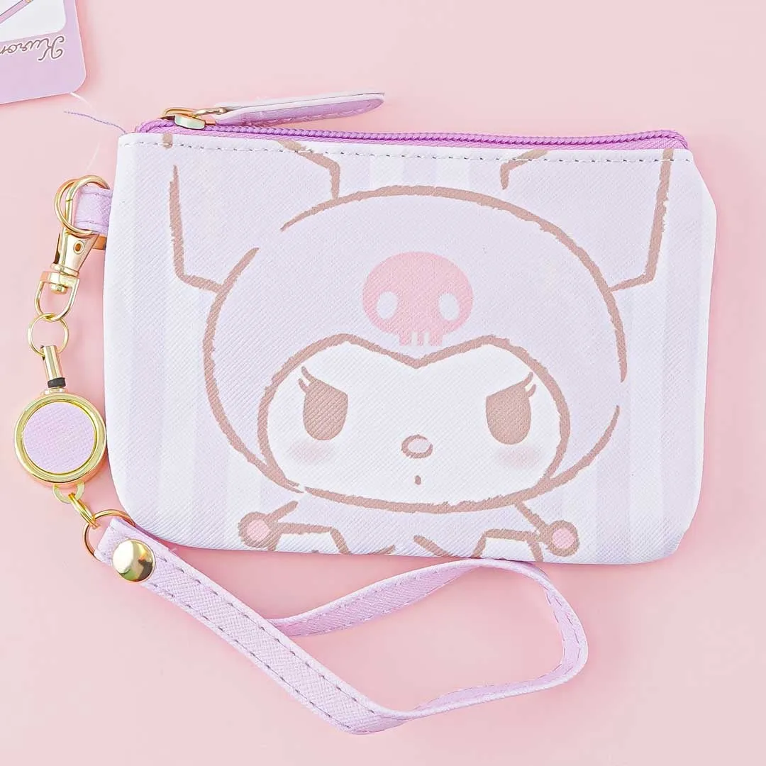 Kuromi Stripes Coin Purse & Pass Case