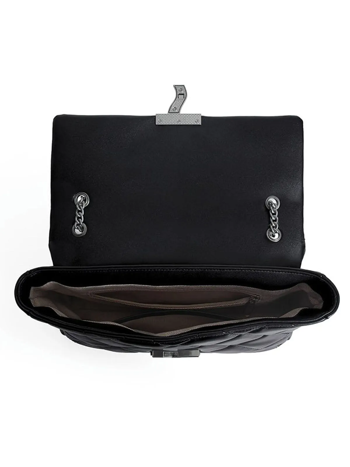 Smting | Quilted Chain Flap Bag