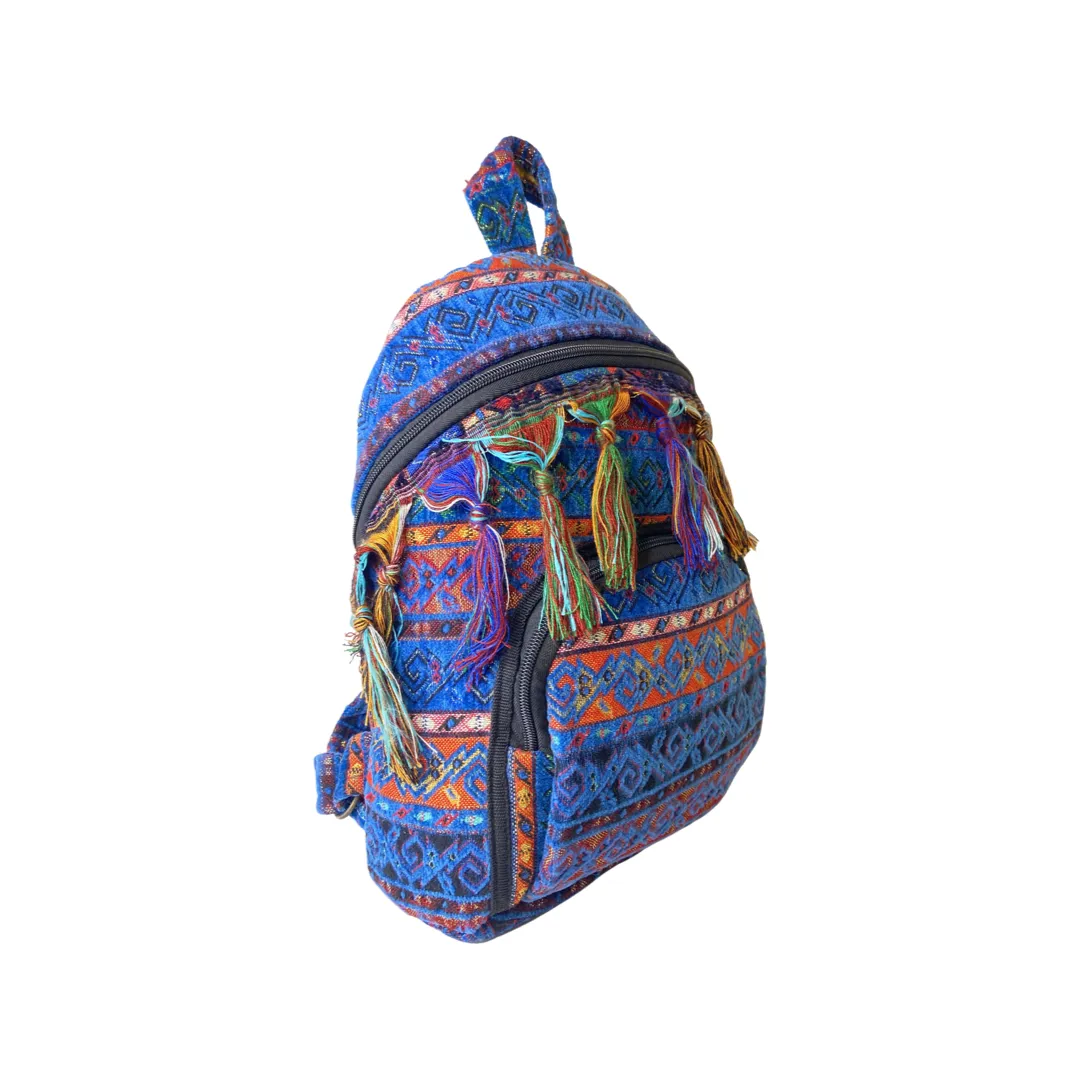 Turkish Bohemian Fringe Multicolor Backpack